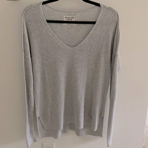 Abercrombie & Fitch Grey Knit Sweater